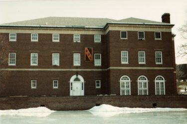 RSE front ice looking away from house 1983