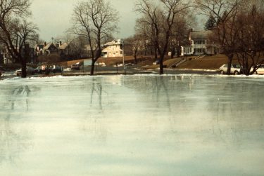 RSE front ice looking away from house 1983